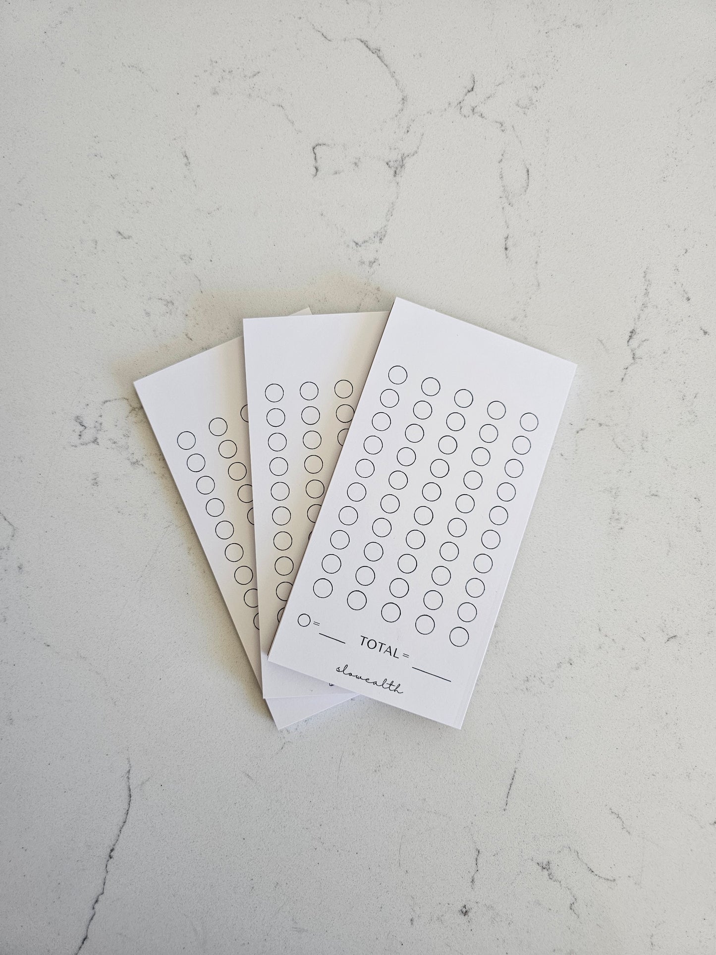 Blank Savings Challenge Pad